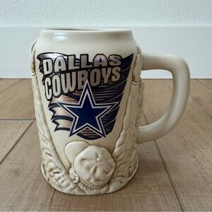VINTAGE Sportstein Dallas Cowboys BEER MUG STEIN 3D Licensed NFL Mug